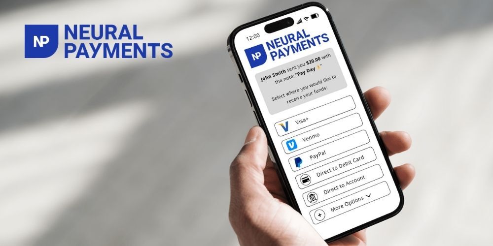 a mobile banking app user engaging with their p2p payments tool